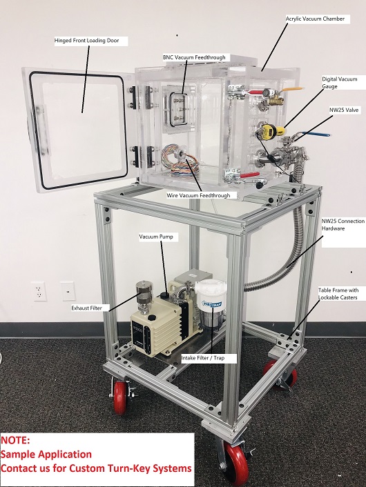 Portable Vacuum Chamber and Pump Systems