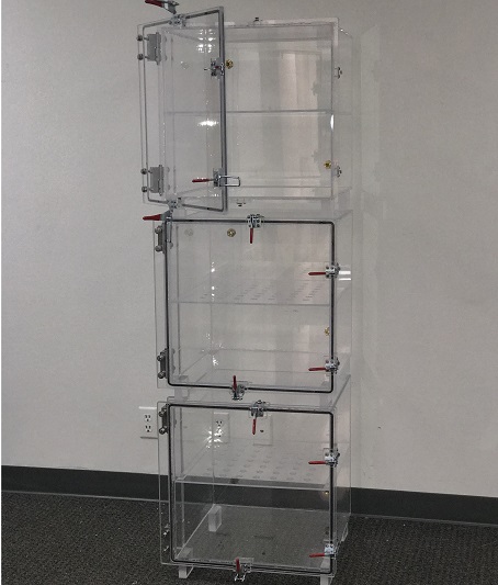dry boxes acrylic 3 cabinets