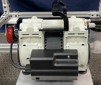 Wob-L Dry Vacuum Pump with Inlet Trap and Gauge, 230V 50Hz 1Ph, with CE mark, 60 Torr at 7.1 CFM