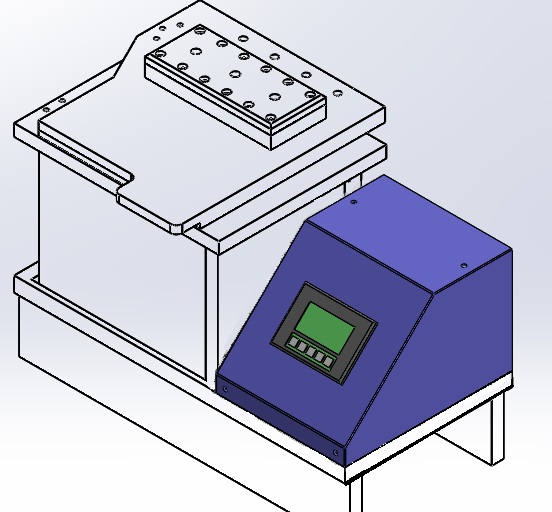 Force Decay Leak Tester with Test Chamber