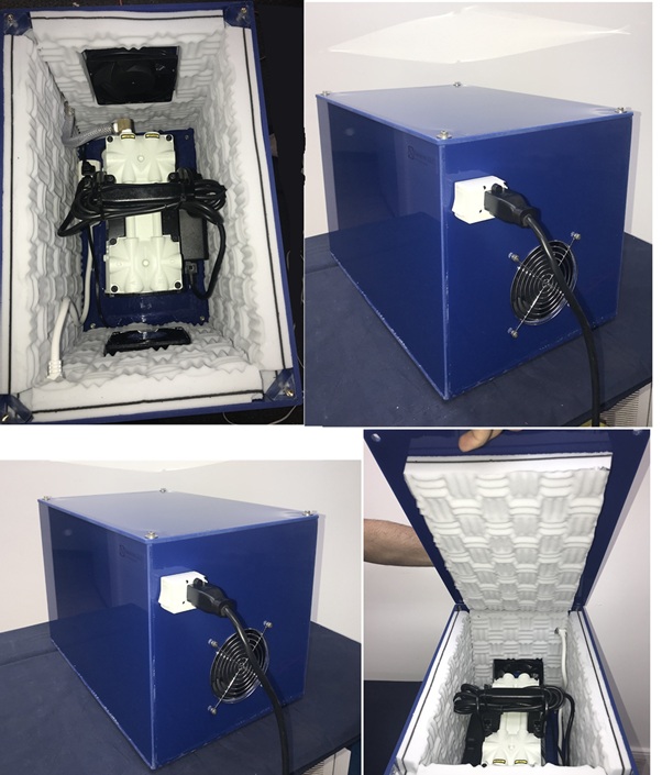 Vacuum Pump Noise Reduction Enclosure