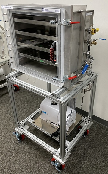 Turnkey Portable Stainless Steel Vacuum Chamber with Dry Scroll Pump