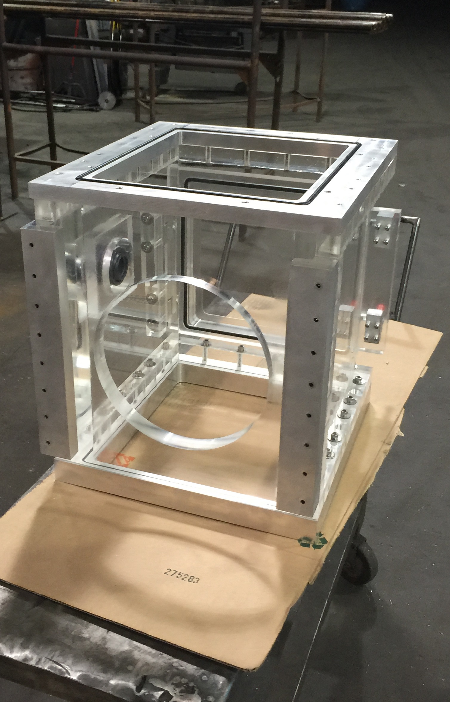 customized vacuum chamber for extrusion systems