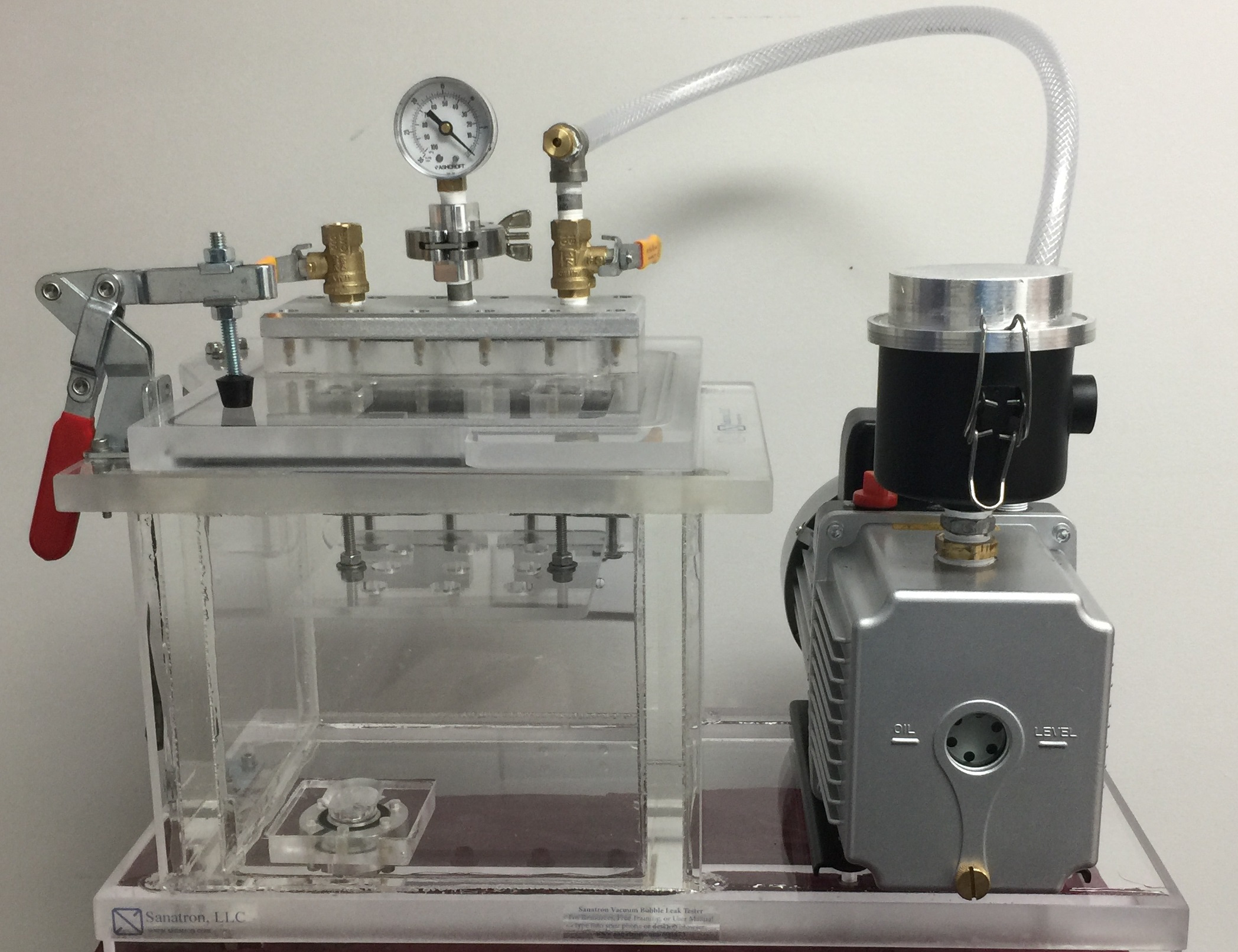 Hand Operated Vacuum Pump for Leak Testing ROVs and Enclosures